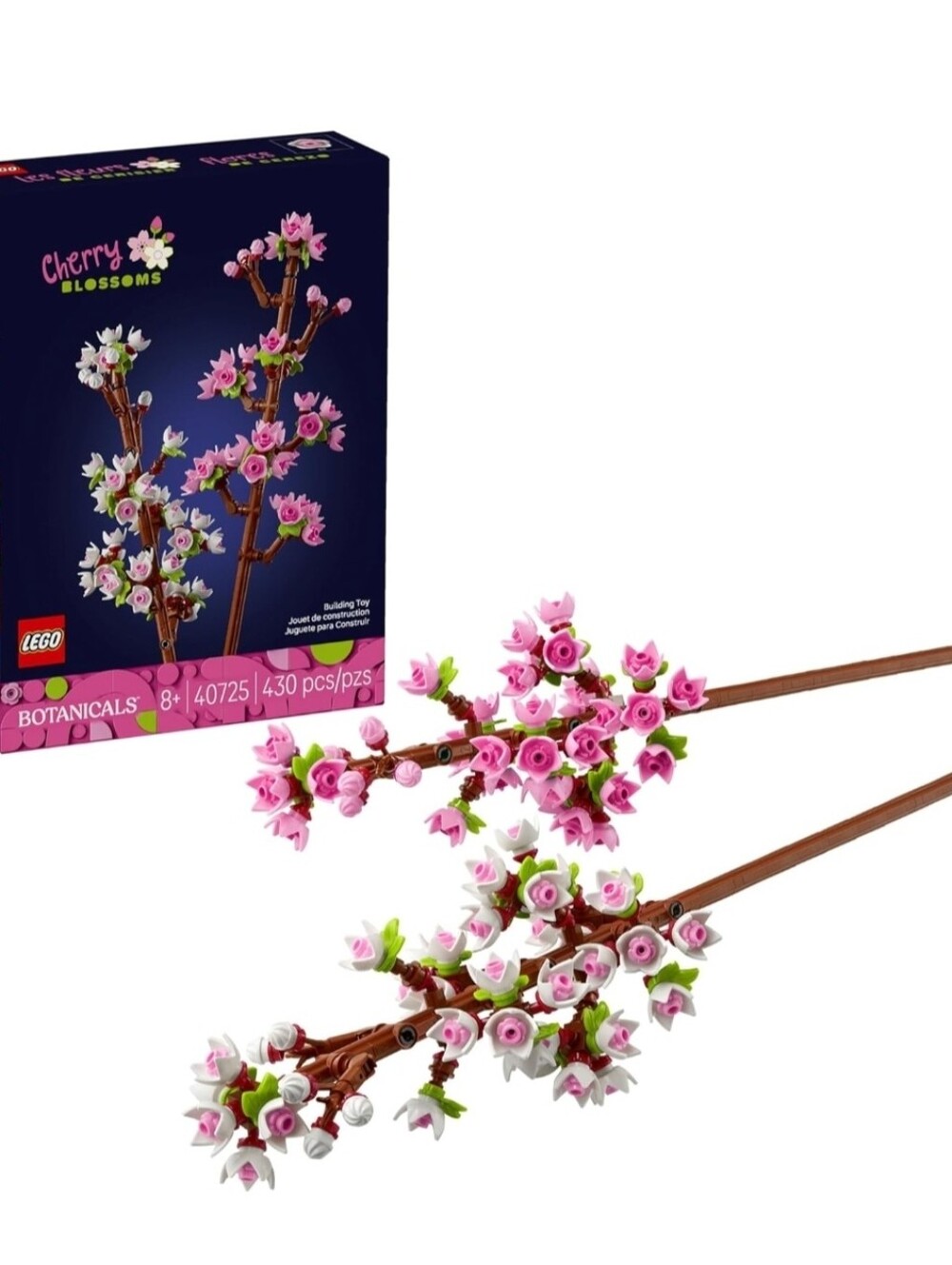 LEGO Botanicals Cherry Blossoms 40725 New Sealed Flower Decor 430 pcs